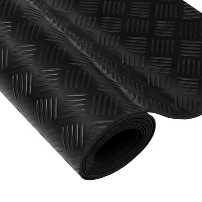 Dealsmate  Floor Mat Anti-Slip Rubber 1.5x4 m 3 mm Check