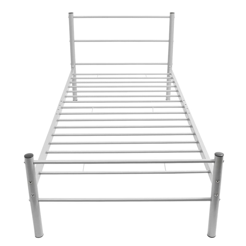 Dealsmate  Bed Frame Grey Metal King Single Size