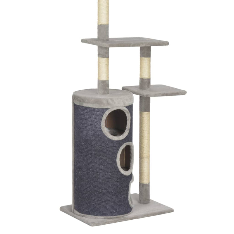 Dealsmate  Cat Tree with Sisal Scratching Posts Grey 260 cm