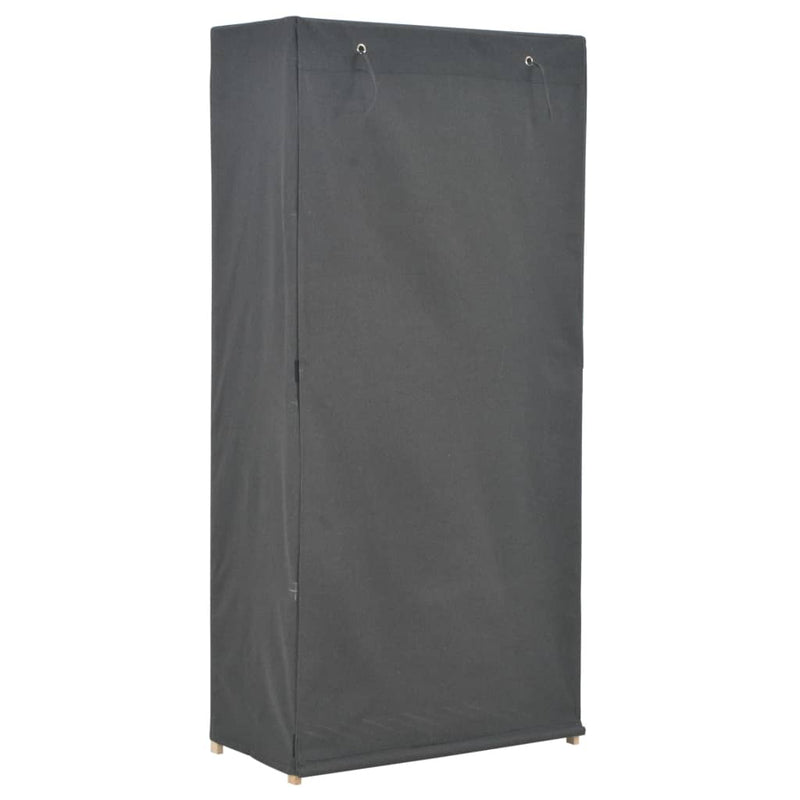 Dealsmate  Wardrobe Grey 79x40x170 cm Fabric