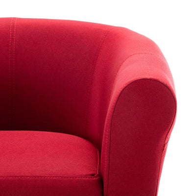Dealsmate  Armchair Wine Red Fabric