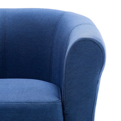 Dealsmate  Armchair Blue Fabric