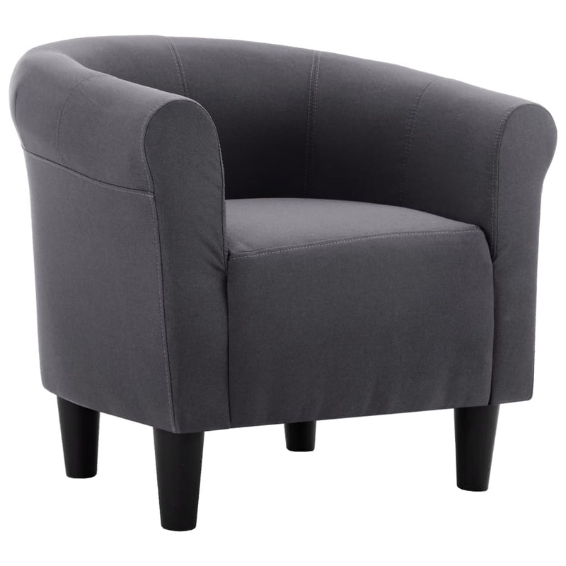 Dealsmate  Armchair Black Fabric