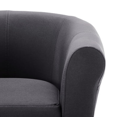Dealsmate  Armchair Black Fabric