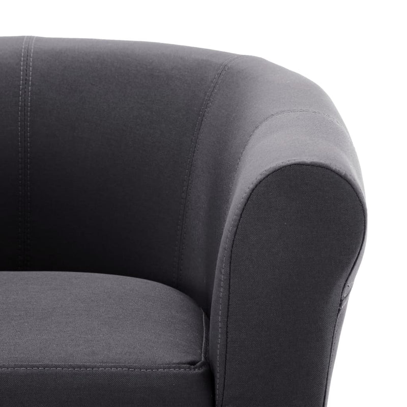 Dealsmate  Armchair Black Fabric