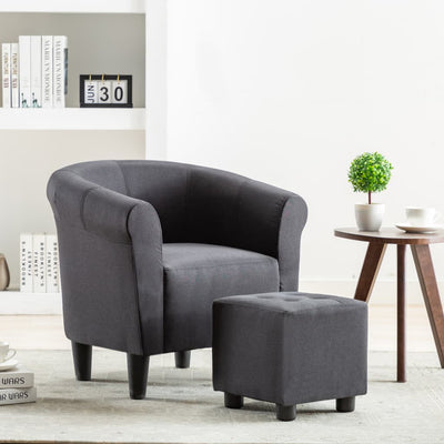 Dealsmate  Armchair Black Fabric