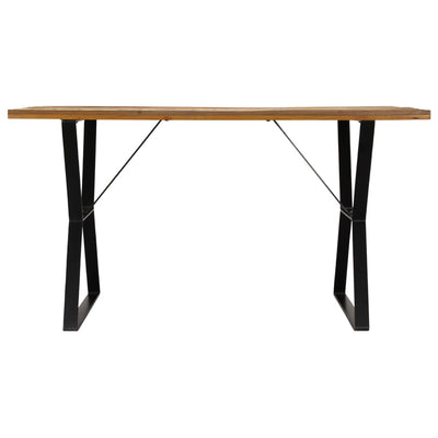 Dealsmate  Dining Table 140x80x76 cm Solid Reclaimed Wood