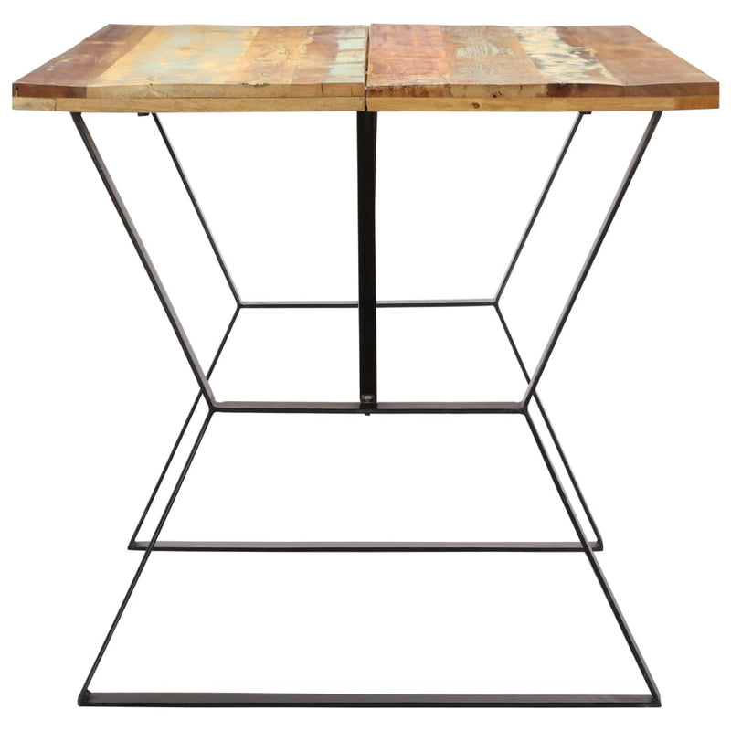 Dealsmate  Dining Table 140x80x76 cm Solid Reclaimed Wood