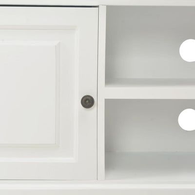 Dealsmate  TV Cabinet White 90x30x40 cm Wood