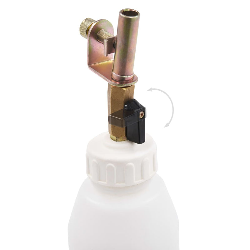 Dealsmate  Pneumatic Brake Bleeder Extractor Pump with Filler Bottle 2 L