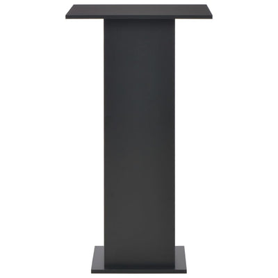 Dealsmate  Bar Table Black 60x60x110 cm