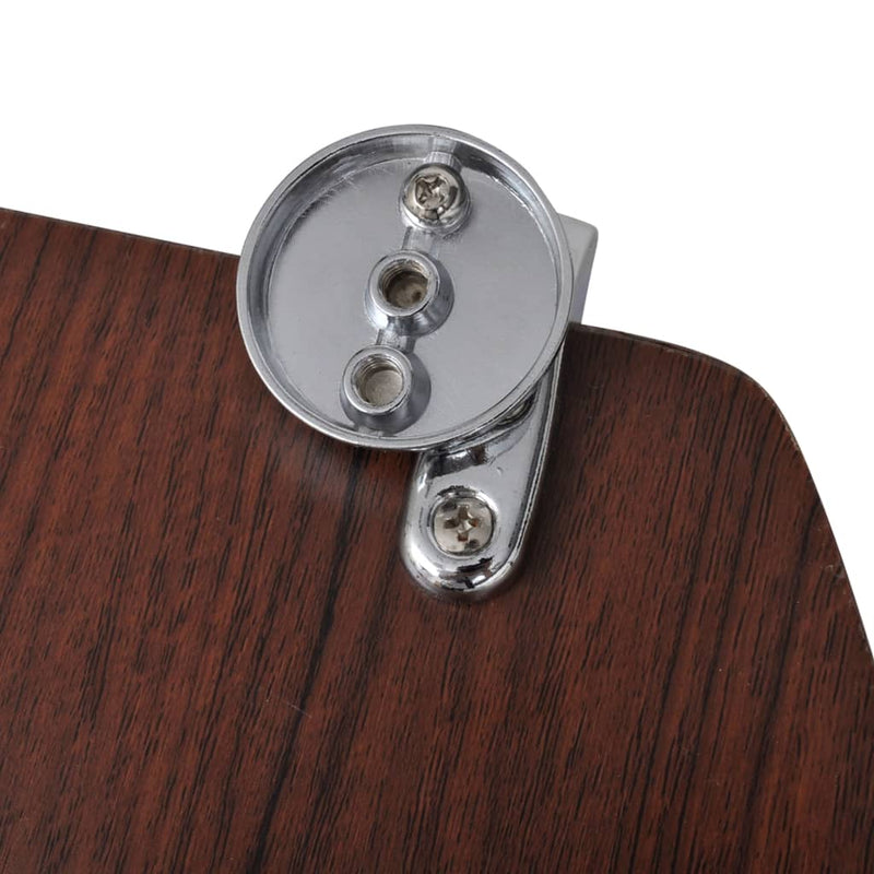 Dealsmate  Toilet Seats with Lids 2 pcs MDF Brown