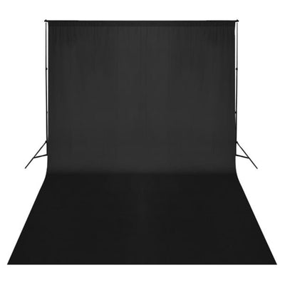 Dealsmate  Backdrop Cotton Black 500x300 cm