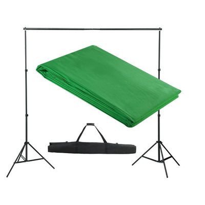 Dealsmate  Backdrop Support System 300 x 300 cm Green