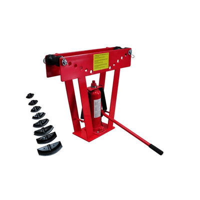 Dealsmate  16-Ton Hydraulic Tube Rod Pipe Bender with 8 Dies