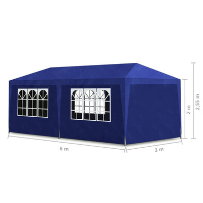 Dealsmate  Party Tent 3x6 m Blue