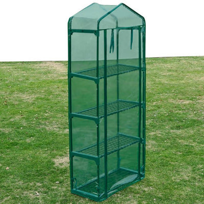 Dealsmate  Greenhouse with 4 Shelves