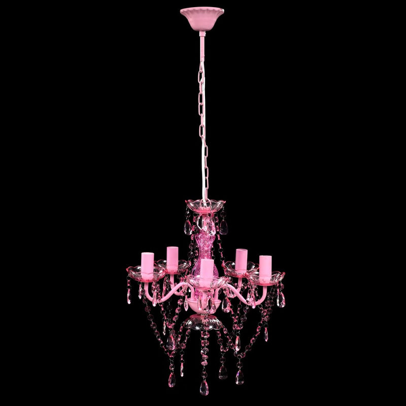Dealsmate  Crystal Light 5 Bulbs Pink