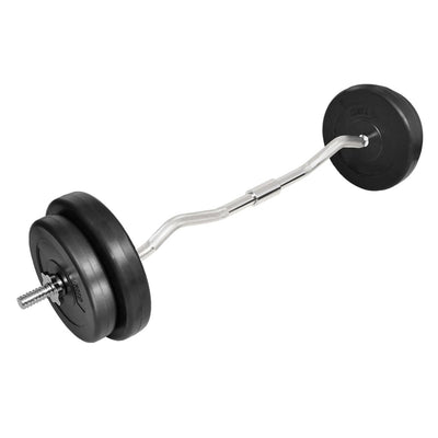 Dealsmate  Curl Bar with Weights 30 kg
