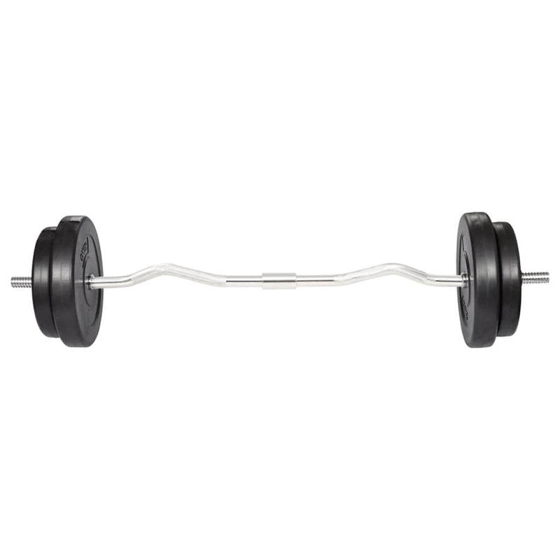 Dealsmate  Curl Bar with Weights 30 kg