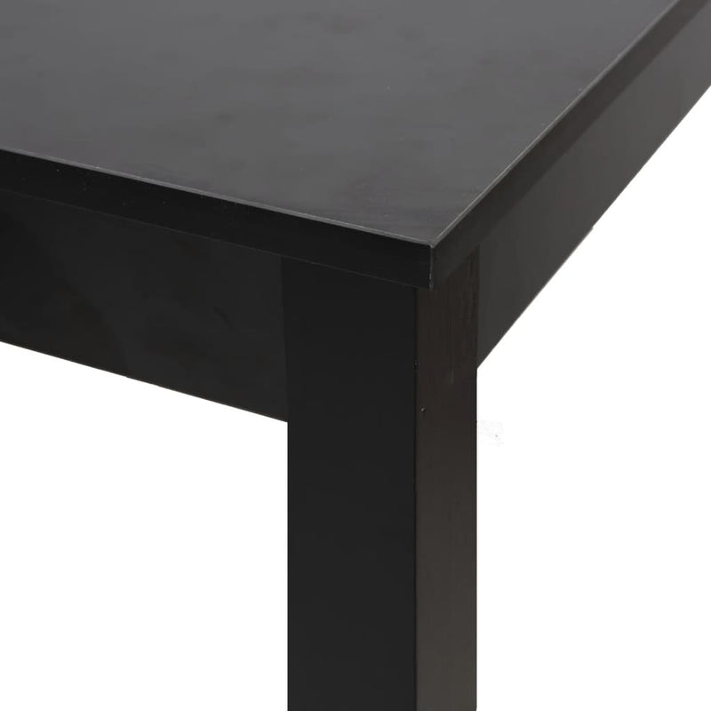 Dealsmate  Bar Table MDF Black 115x55x107 cm