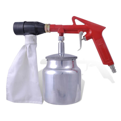 Dealsmate Air Sand Blasting Kit Sand & Nozzles Included