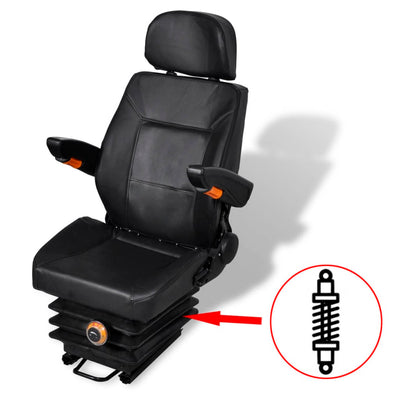 Dealsmate  Tractor Seat with Suspension