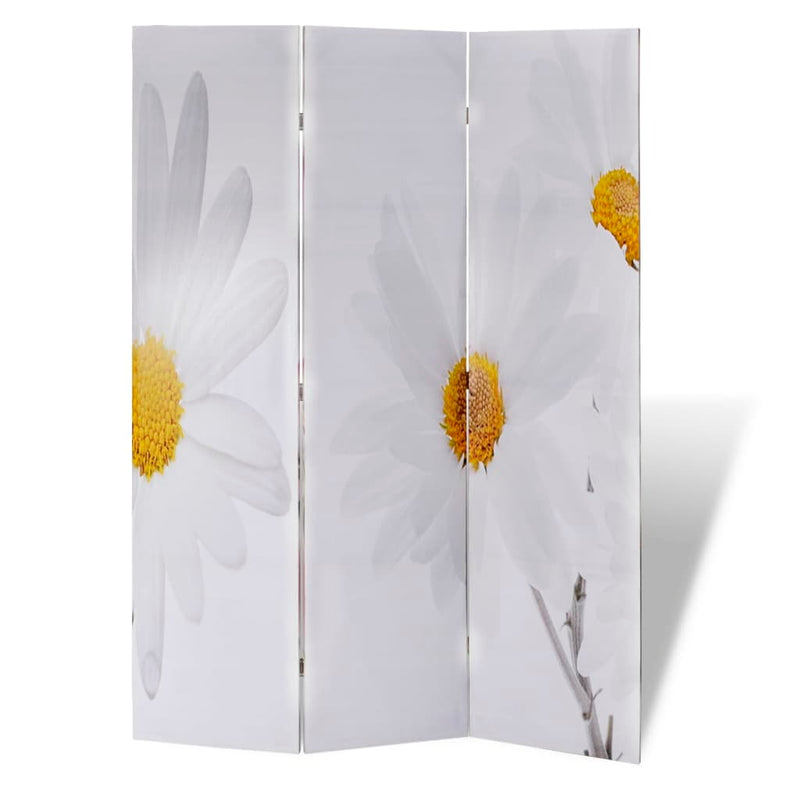 Dealsmate  Folding Room Divider Print 120 x 170 Flower