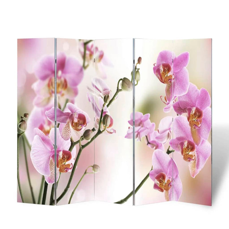 Dealsmate  Folding Room Divider Pint 200 x 170 Flower