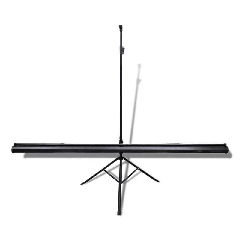 Dealsmate Manual Projection Screen with Height Adjustable Stand 200 x 200 cm 1:1