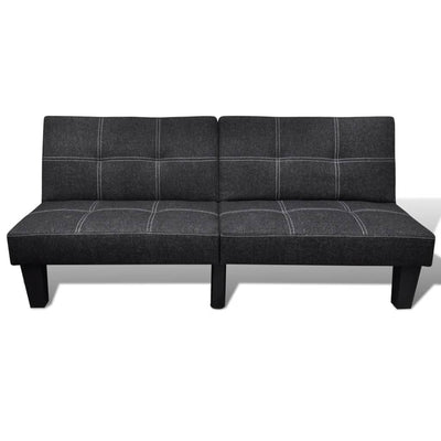Dealsmate  Sofa Bed Fabric Adjustable Black