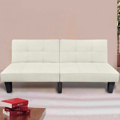 Dealsmate  Sofa Bed Adjustable Beige