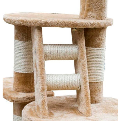 Dealsmate  Cat Tree Cuddles XL 230-260 cm Beige Plush