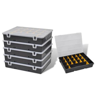 Dealsmate Storage Box Sort Case 6 pcs