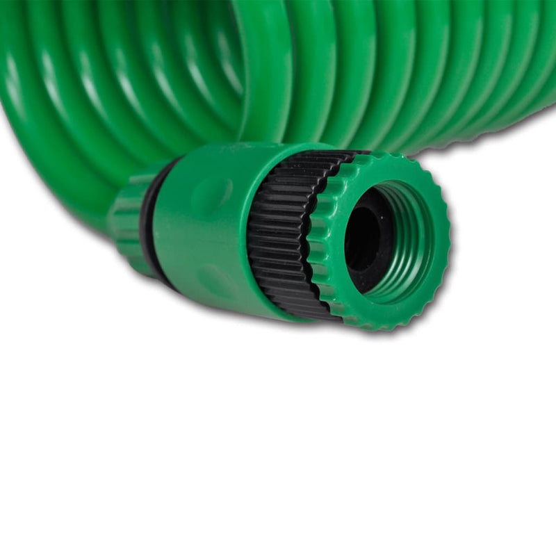 Dealsmate  Flexible Coiled Garden Water Hose Spiral Pipe & Spray Nozzle 15 m