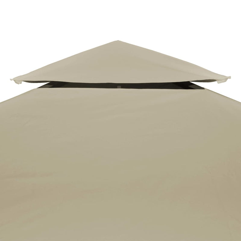 Dealsmate Water-proof Gazebo Cover Canopy Replacement 310 g / m² Beige 3 x 4 m