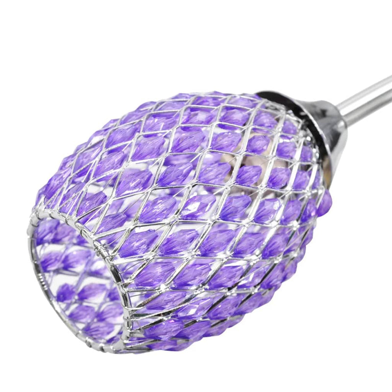 Dealsmate Ceiling Lamp with Purple Acrylic Crystal Shades