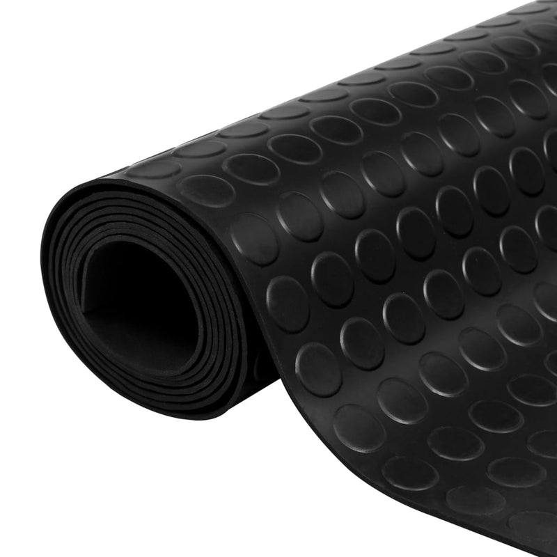 Dealsmate  Rubber Floor Mat Anti-Slip with Dots 5 x 1 m