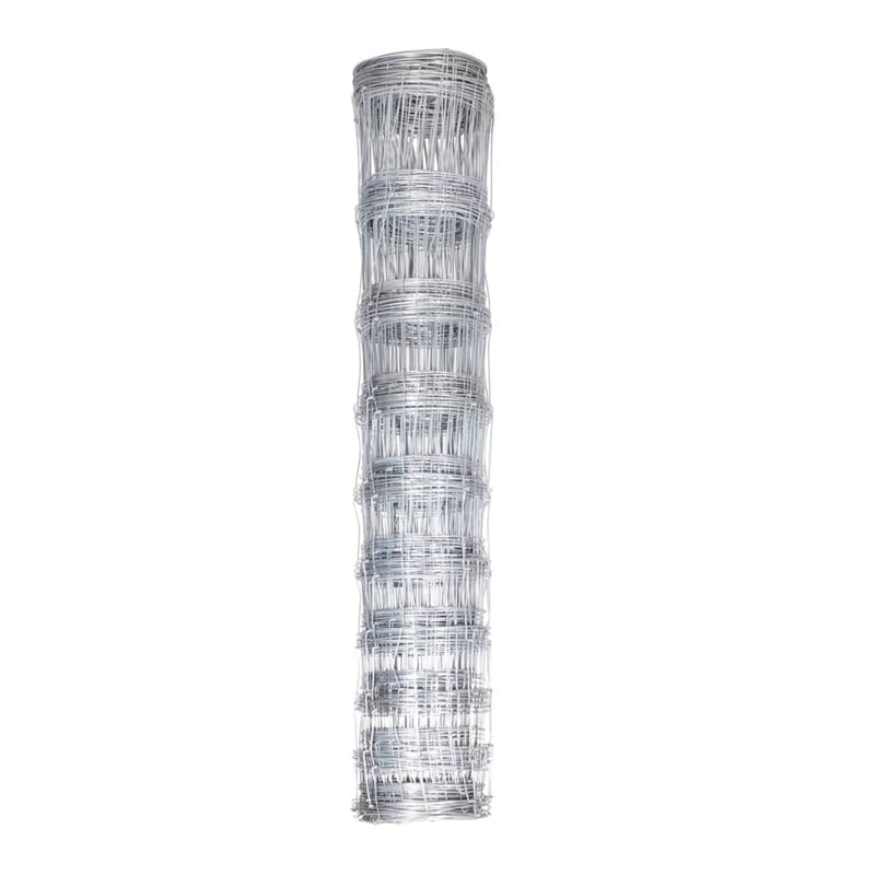 Dealsmate  Step-In Fence with Posts Zinc-coated Iron 50 m 120/10/15