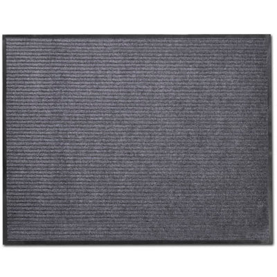 Dealsmate Grey PVC Door Mat 90 x 60 cm