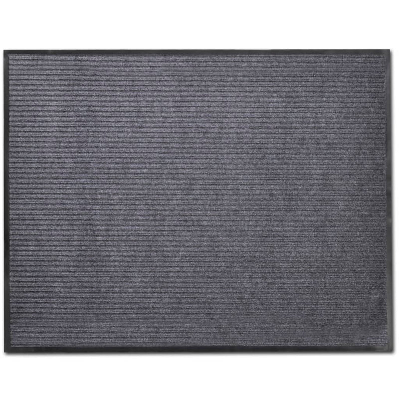 Dealsmate Grey PVC Door Mat 90 x 120 cm