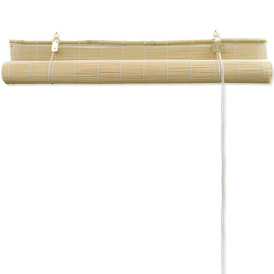 Dealsmate Natural Bamboo Roller Blinds 120 x 160 cm