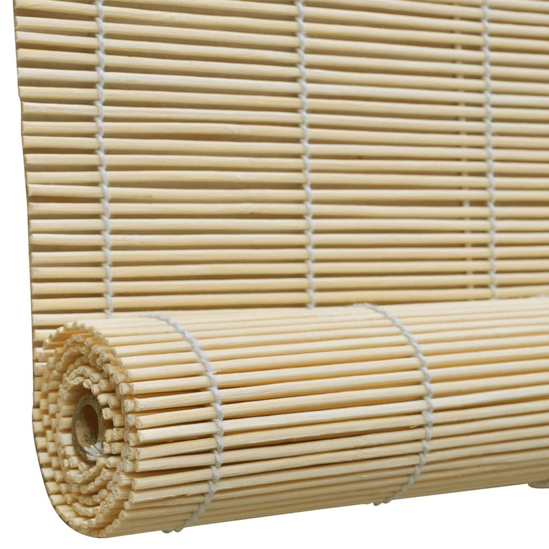 Dealsmate Natural Bamboo Roller Blinds 120 x 160 cm