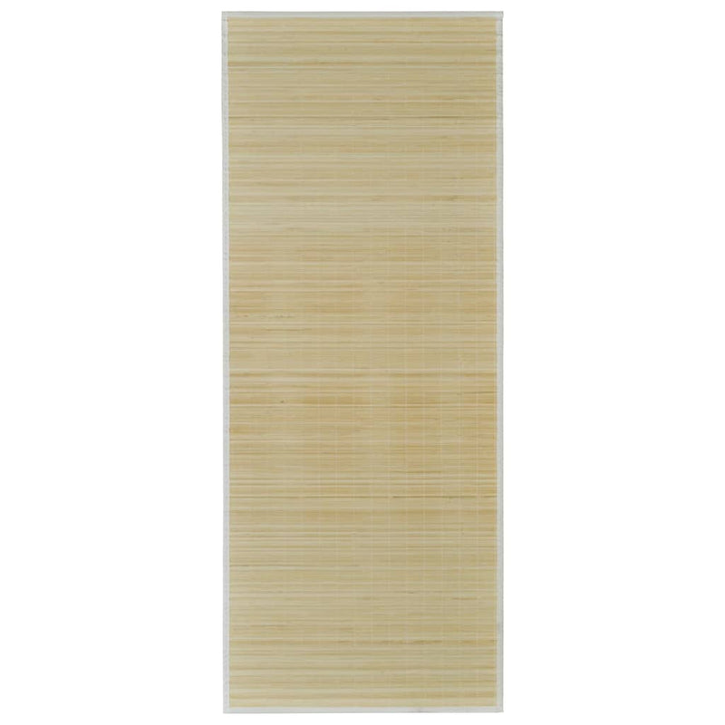 Dealsmate Rectangular Natural Bamboo Rug 80 x 200 cm