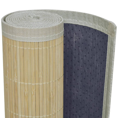 Dealsmate Rectangular Natural Bamboo Rug 80 x 200 cm
