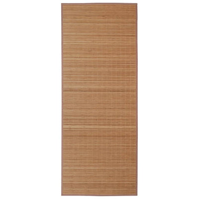 Dealsmate Rectangular Brown Bamboo Rug 150 x 200 cm