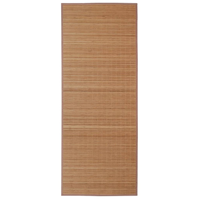 Dealsmate Rectangular Brown Bamboo Rug 150 x 200 cm