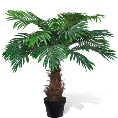 Dealsmate  Artificial Cycus Palm Tree with Pot 80 cm