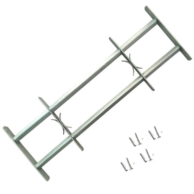 Dealsmate  Adjustable Security Grille for Windows with 2 Crossbars 1000-1500 mm