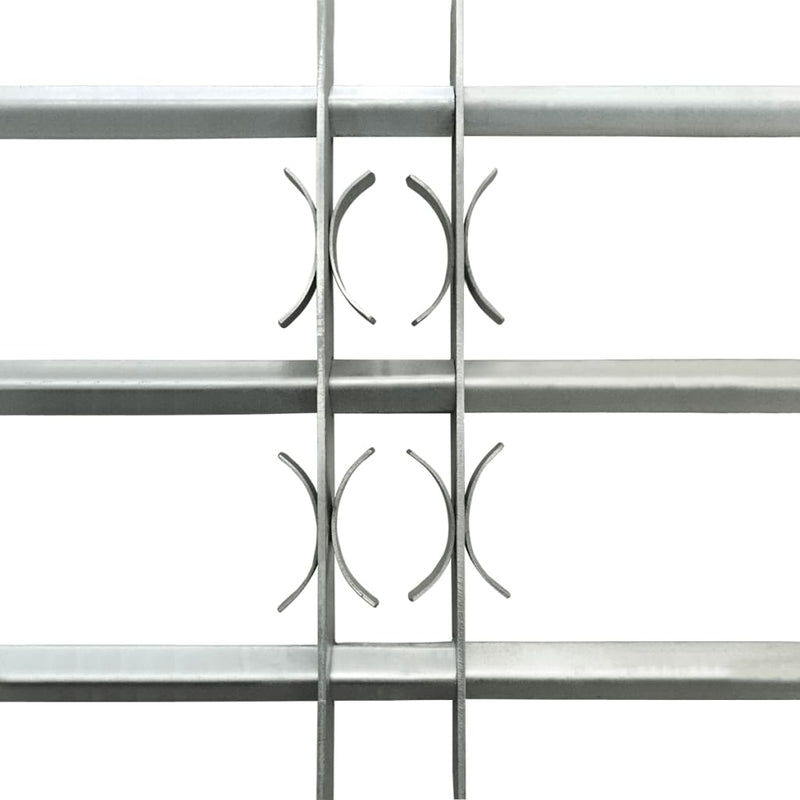 Dealsmate  Adjustable Security Grille for Windows with 3 Crossbars 500-650 mm